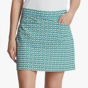 Ralph Lauren RLX Golf Skirt Skort Women Size XL Aim Spring Wicker Multicolor NEW